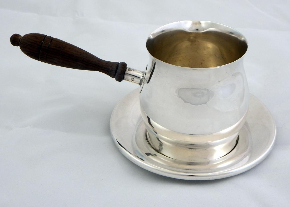 Wallace Sterling Silver Pipkin, Sauce Brandy Warmer (1 of 3)