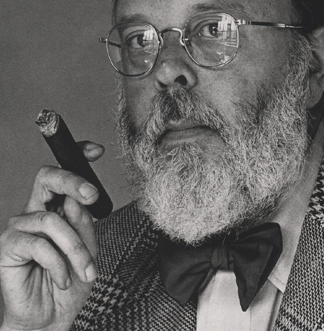 ROBERT MAPPLETHORPE - Henry Geldzahler 1979: Artist: ROBERT MAPPLETHORPE Print Title: Henry Geldzahler 1979 Medium: Sheet-fed Gravure Printed 1985 in Japan Image size approx. 10 X 10 inches Robert Mapplethorpe was an American photographer, known