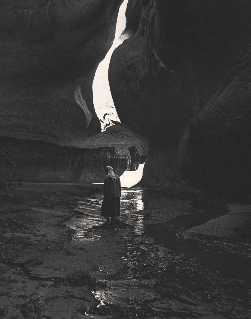 TODD WEBB - Twilight Canyon, Lake Powell, 1964: Artist: TODD WEBB Print Title: Twilight Canyon, Lake Powell, 1964 Medium: Sheet-fed Gravure Printing Date: 1984 Printed in Japan Image Size: 9.5 X 11.5 inches Todd Webb (1905-2000) used documentary ph