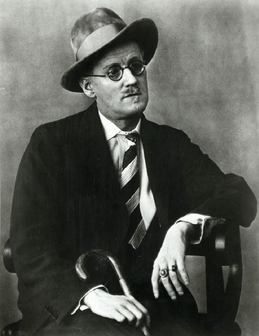 Press Photo 1928 Berenice Abbott Portrait James Joyce (1 of 1)