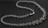 Vintage Art Deco Sterling Silver Crystal Bead Necklace - 3