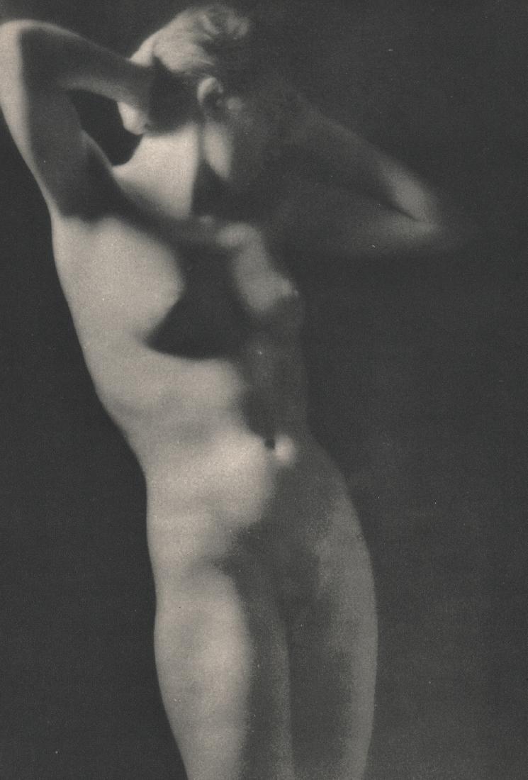 ARNOLD GENTHE - Nude: Artist: ARNOLD GENTHE Print Title: Nude Medium: Sheet-fed Gravure Printing date: 1937 Printed in the USA Image Size: 7.25 X 10 inches Arnold Genthe(1869-1942)was a German-born American photographer, b