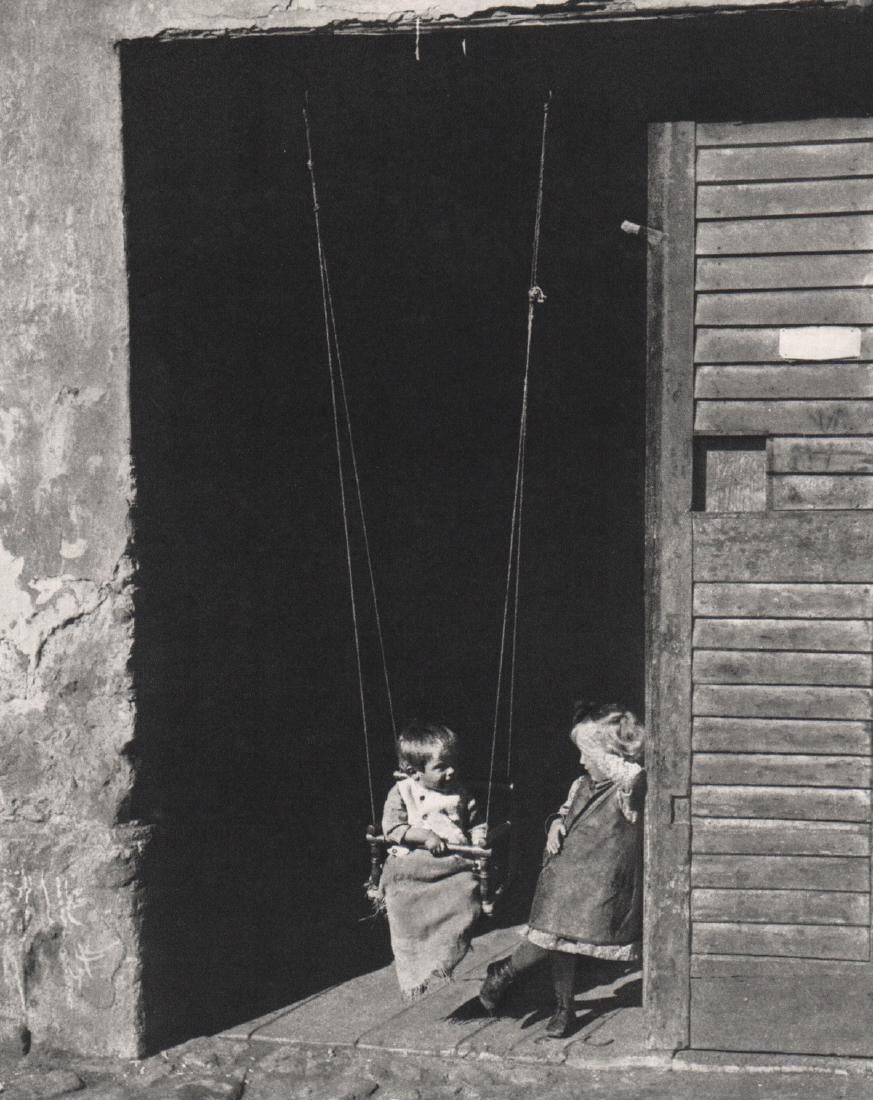 ANDRE KERTESZ - The Swing, 1917: Artist: ANDRE KERTESZ Print Title: The Swing, 1917 Medium: Sheet-Fed Gravure Printed in 1972 in France Image size approx. 6.75 x 8 inches Andre Kertesz(1894-1985) born Kertesz Andor, was a Hungarian p