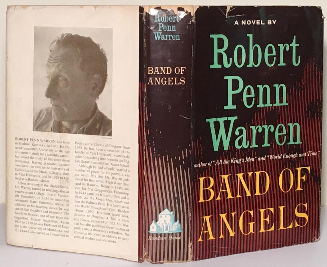 Band of Angels Robert Penn Warren: Title: Band of Angels Publisher: Random House Publication Date: 1955 Binding: Hardcover Book Condition: Very Good Dust Jacket Condition: Fair Edition: 1st Edition This is the stated First Printing, as