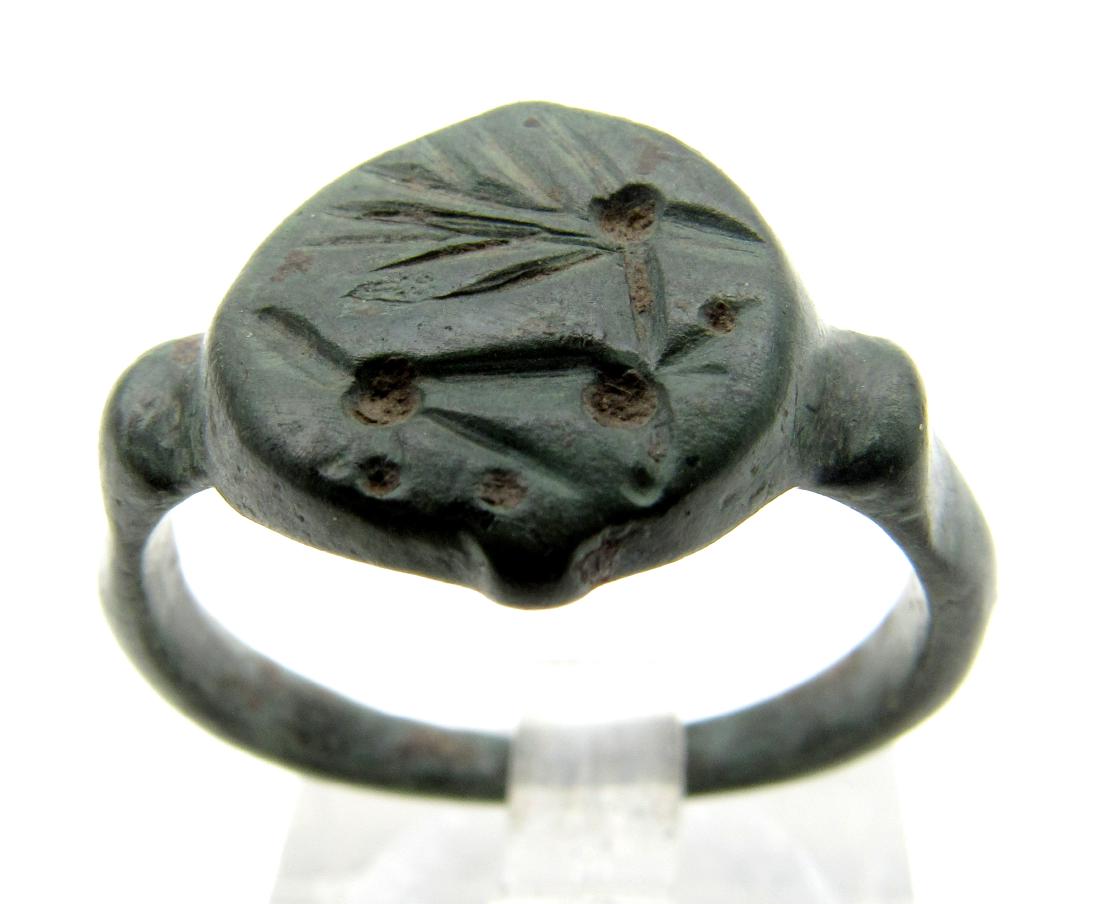 Viking Mythological Ring Depicting Creature (1 of 3)