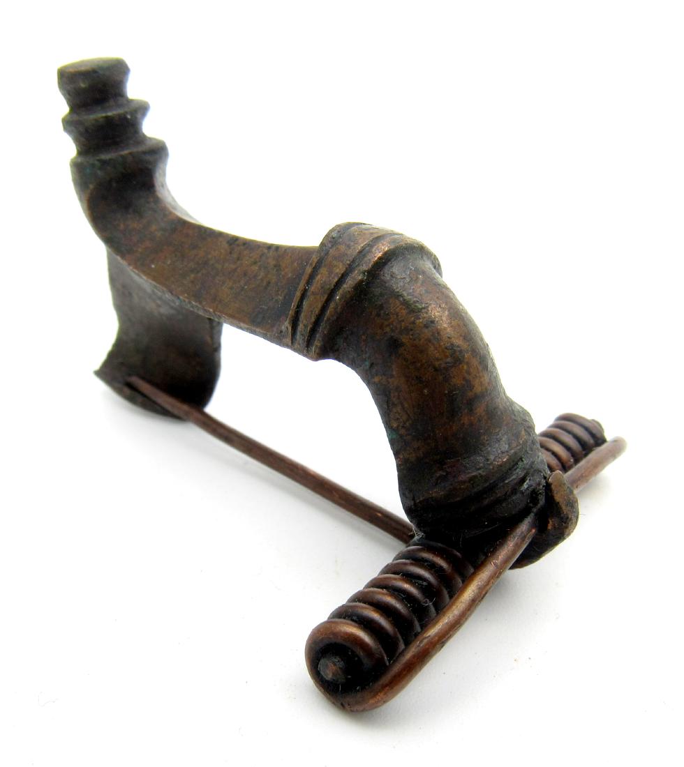 Ancient Roman Trumpet Brooch (1 of 3)
