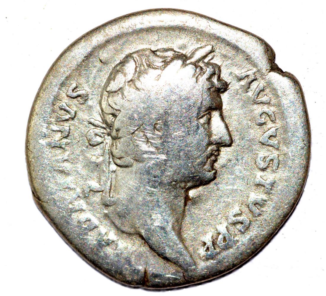Hadrian AR Denarius, rv. Indulgentia (1 of 2)