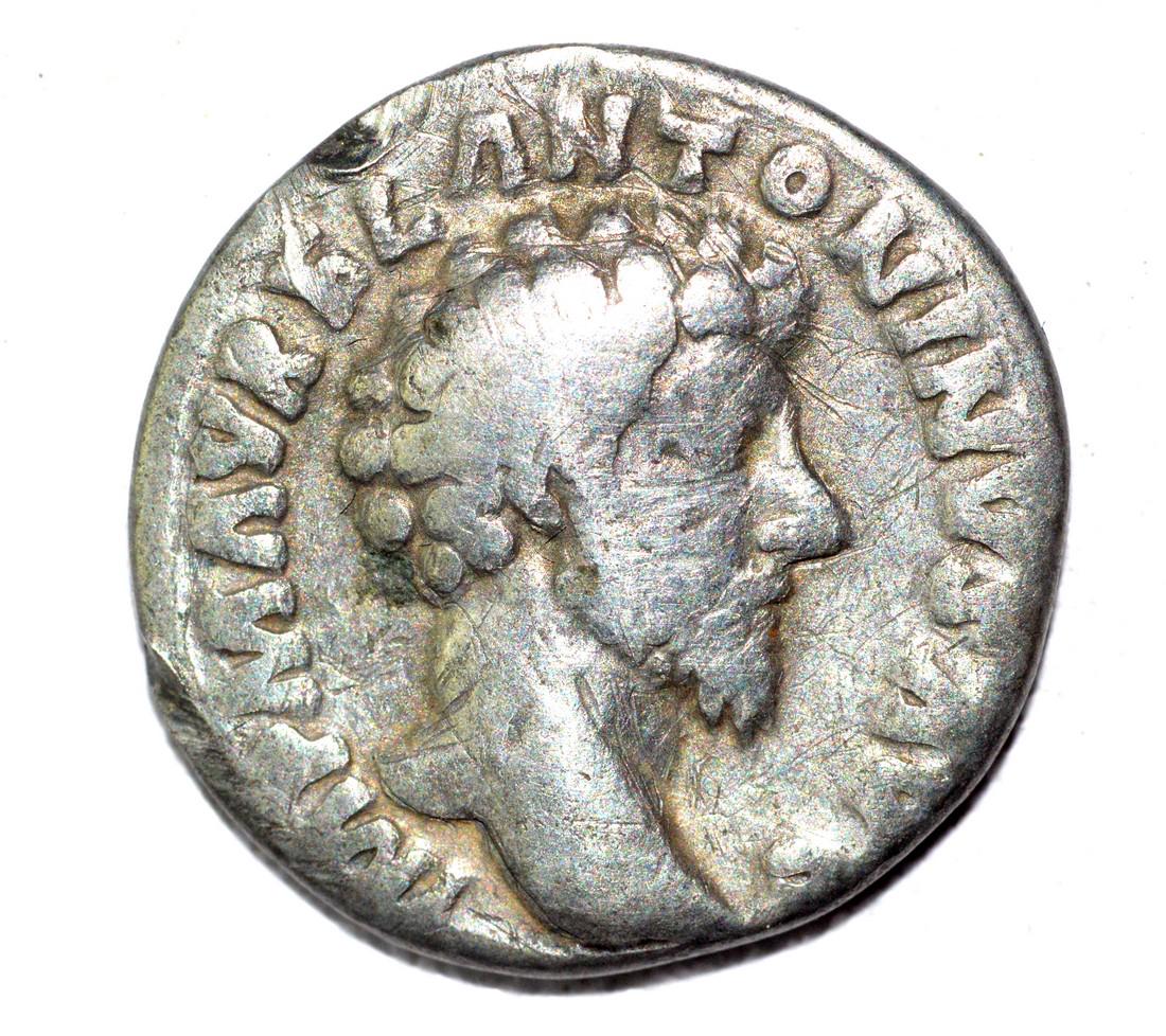 Marcus Aurelius AR Denarius, rv. Providentia (1 of 2)