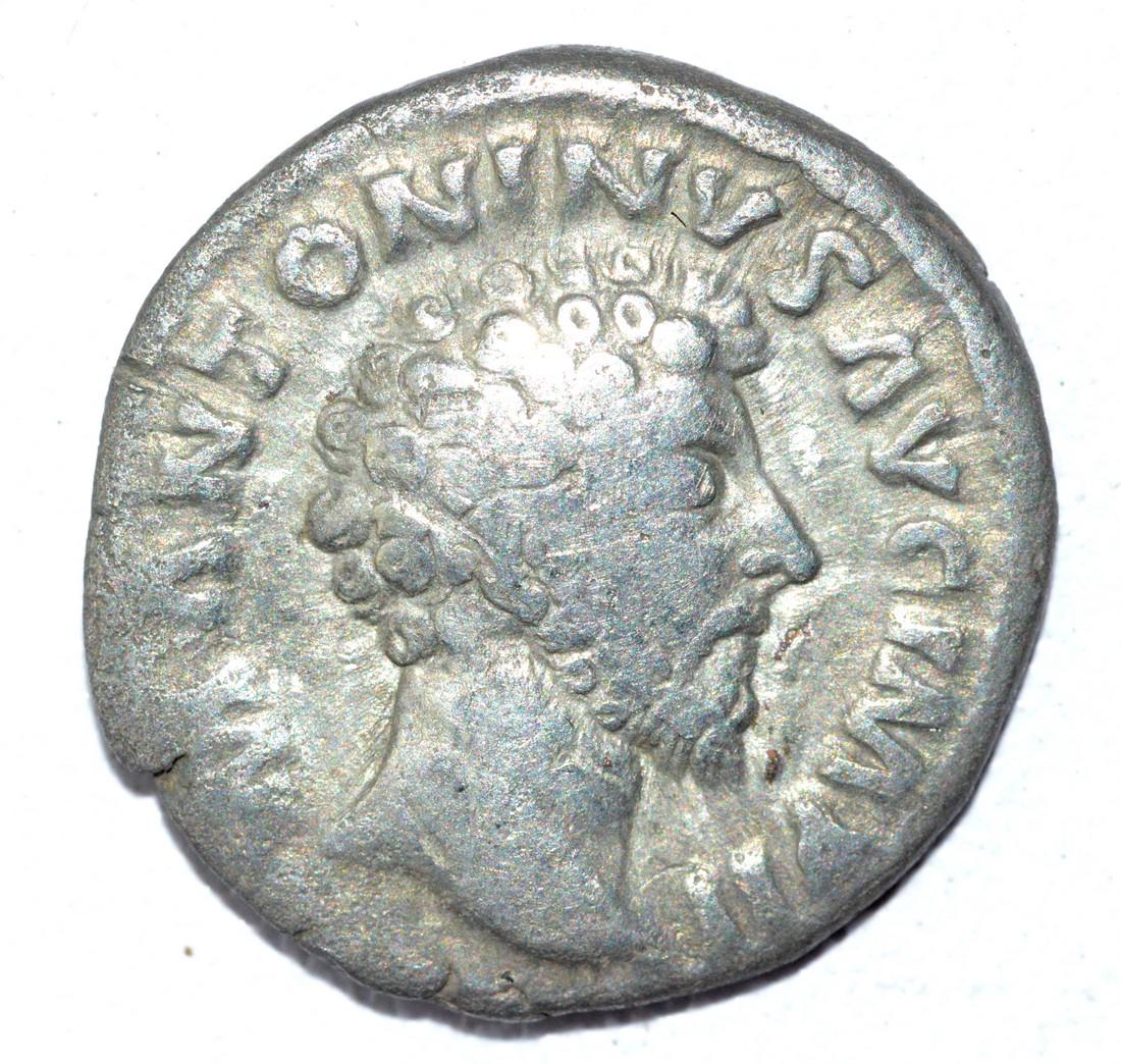Marcus Aurelius AR Denarius, rv. Providentia (1 of 2)