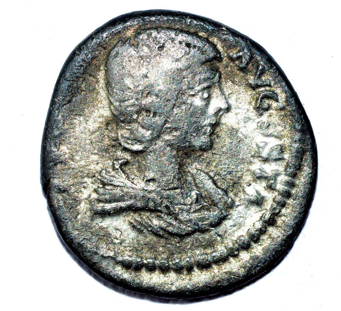 Julia Domna AR Denarius, rv. Pudicitia (1 of 2)