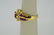 Ladies 14k Yellow Gold Diamond Ruby Ring, 1.32ctw - 3