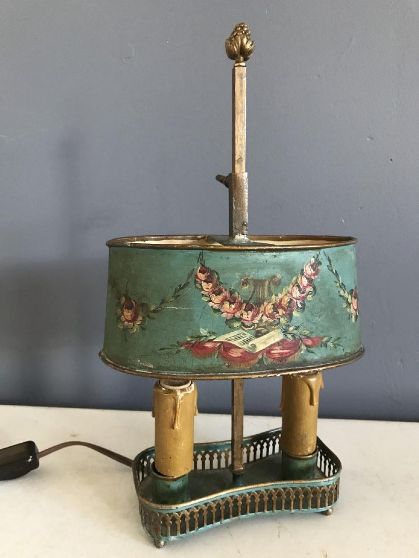 Diminutive Tole Shade Lamp (1 of 4)
