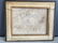 Folk Art Coastal Diamond City Framed Painting, Signed - 3