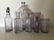 Lot of 5 Flint Glass Pharmacy, Lab & Medicinal Bottles
