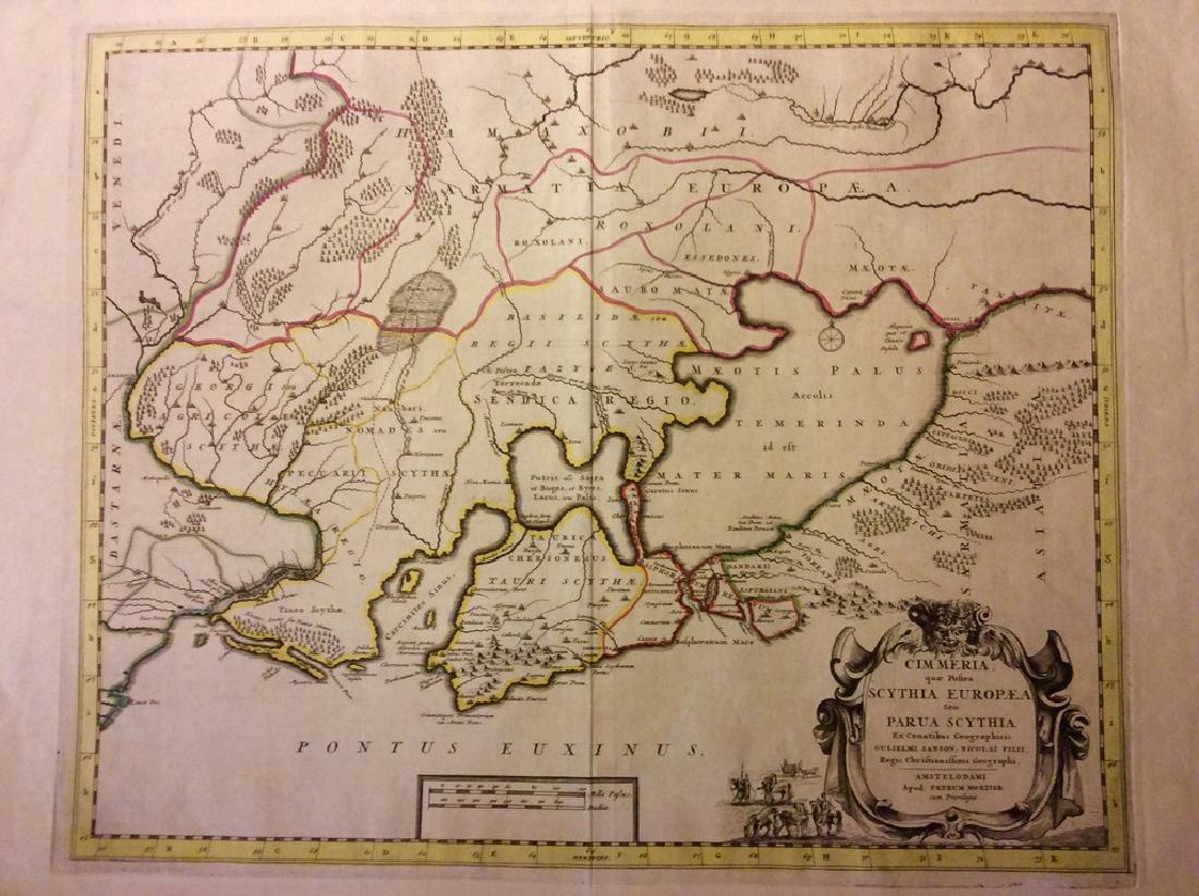 Mortier: Antique Map of Crimea & South Russia, 1705 (1 of 1)