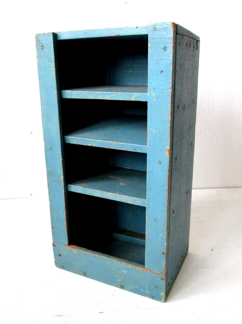 Miniature Robin's Egg Blue Cupboard (1 of 6)