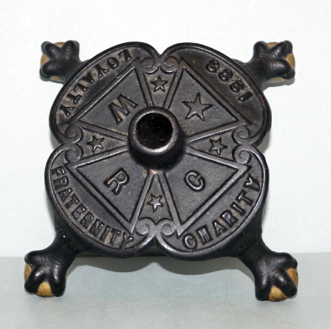 Cast Iron Flag Holder Circa 1883 (1 of 3)