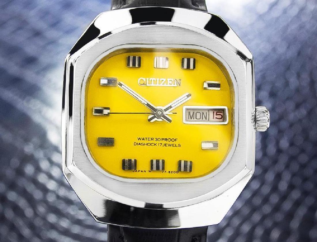 Citizen Diashock Vintage Rare Steel Manual 1970s Watch (1 of 8)
