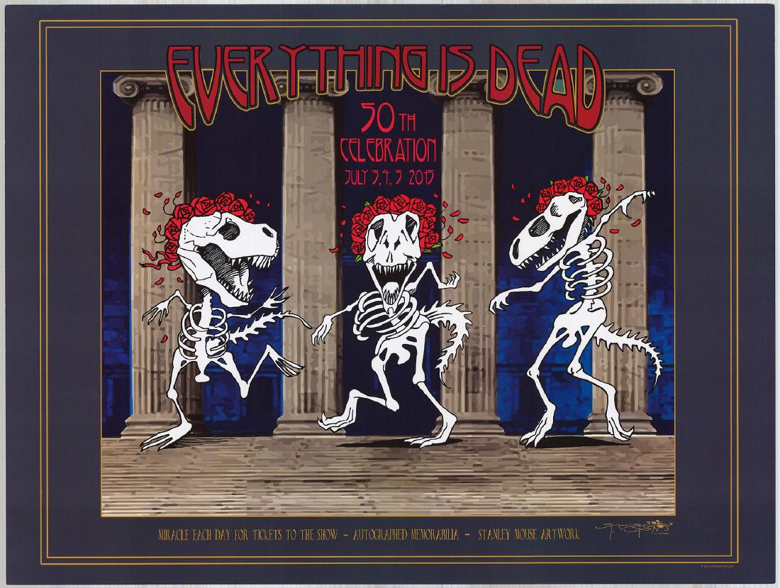 2015 Grateful Dead Poster by Stanley Mouse (1 of 1)