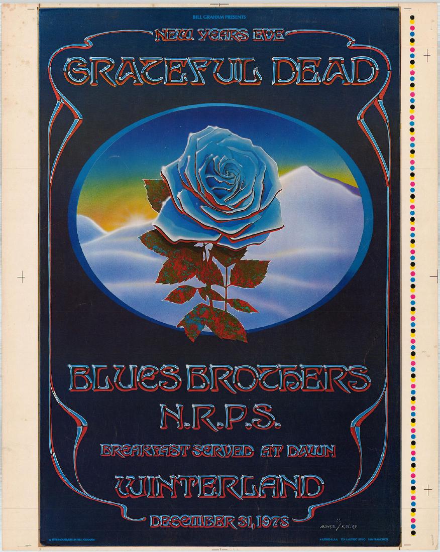 Rare AOR 4.38 Grateful Dead Poster (1 of 1)
