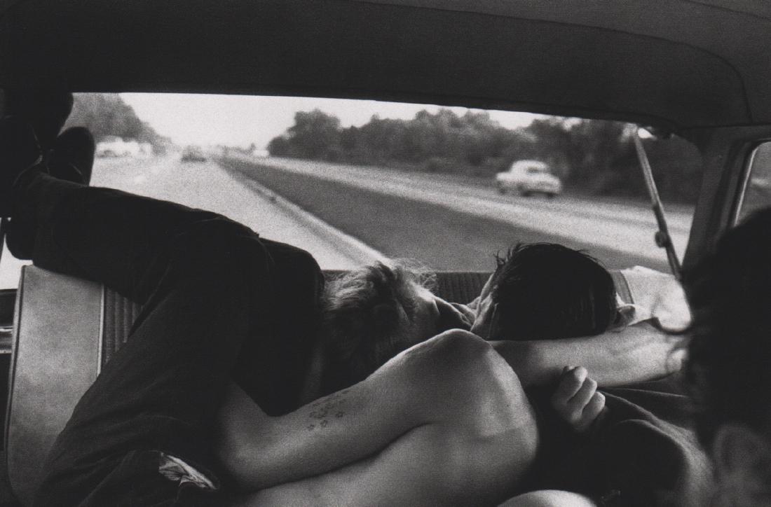 BRUCE DAVIDSON - Back Seat: Artist: BRUCE DAVIDSON Print Title: Back Seat, Brooklyn 1959 Medium: Sheet-fed Gravure Printing Date: 1998 Printing Location: Japan Image Size: 8.25 x 5.5 inches Bruce Davidsonis an American photograp