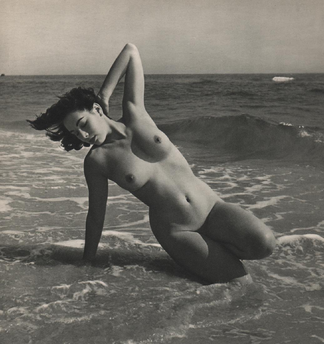 ANDRE DE DIENES - Nude: Artist: ANDRE DE DIENES Print Title: Nude Medium: Sheet-fed Gravure Printing Date: ca 1950 Printed: France Image size approx. 9 x 9.5 inches Andre De Dieneswas a Hungarian photographer, noted for his