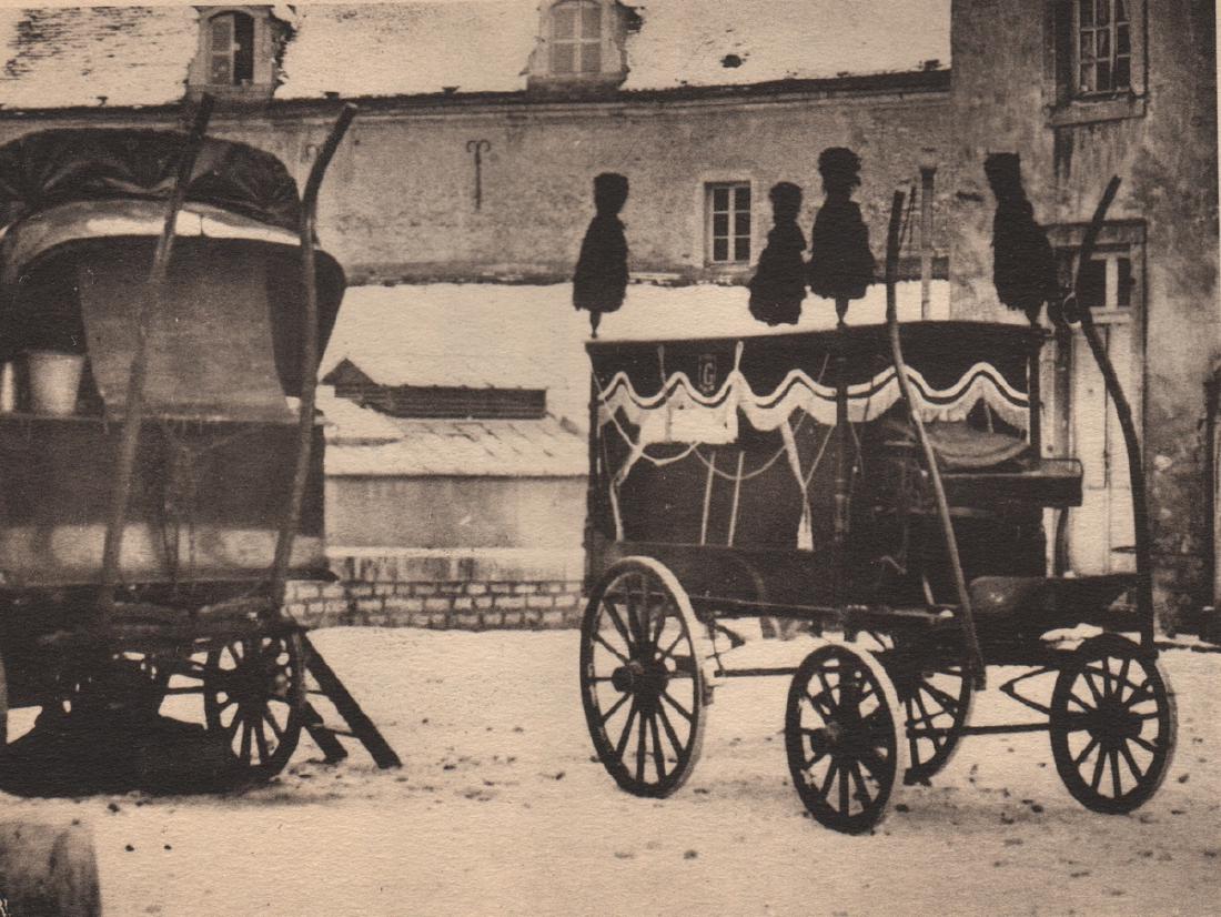 ANDRE KERTESZ - Garage: Artist: ANDRE KERTESZ Print Title: Garage Medium: Sheet-Fed Gravure Printing Date: 1929 Printed in France Image size approx. 6.5 x 4.75 inches Andre Kertesz(1894-1985) born Kertesz Andor, was a Hungar