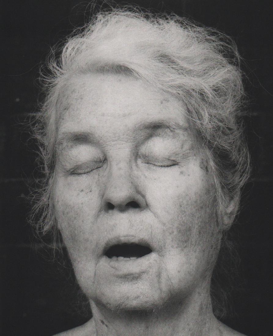 ROBERT MAPPLETHORPE - Alice Neel, 1984: Artist: ROBERT MAPPLETHORPE Print Title: Alice Neel, 1984 Medium: Sheet-fed Gravure Printing Date: 1985 Printed in Japan Image size approx. 10 X 12.25 inches Robert Mapplethorpe was an American photog