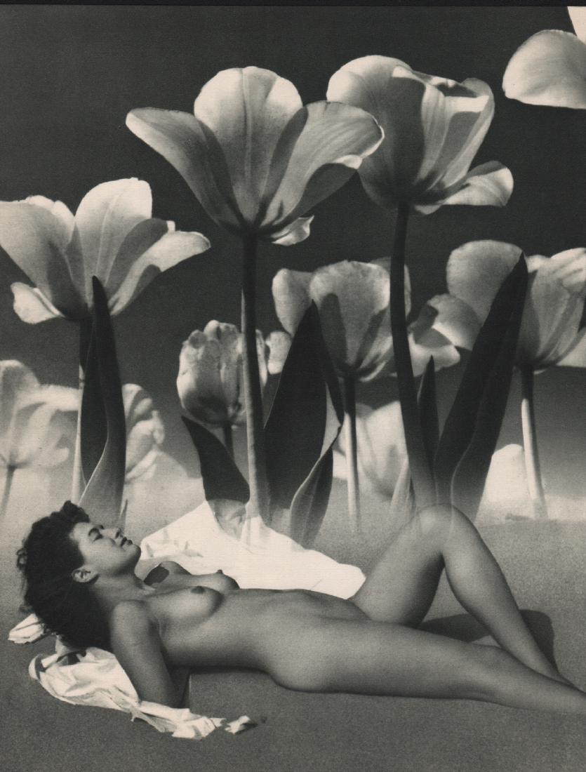 ANDRE DE DIENES - Surrealist Nude: Artist: ANDRE DE DIENES Print Title: Surrealist Nude Medium: Sheet-fed Gravure Printing Date: ca 1950 Printed: France Image size approx. 9 x 11.5 inches Andre De Dieneswas a Hungarian photographer, no