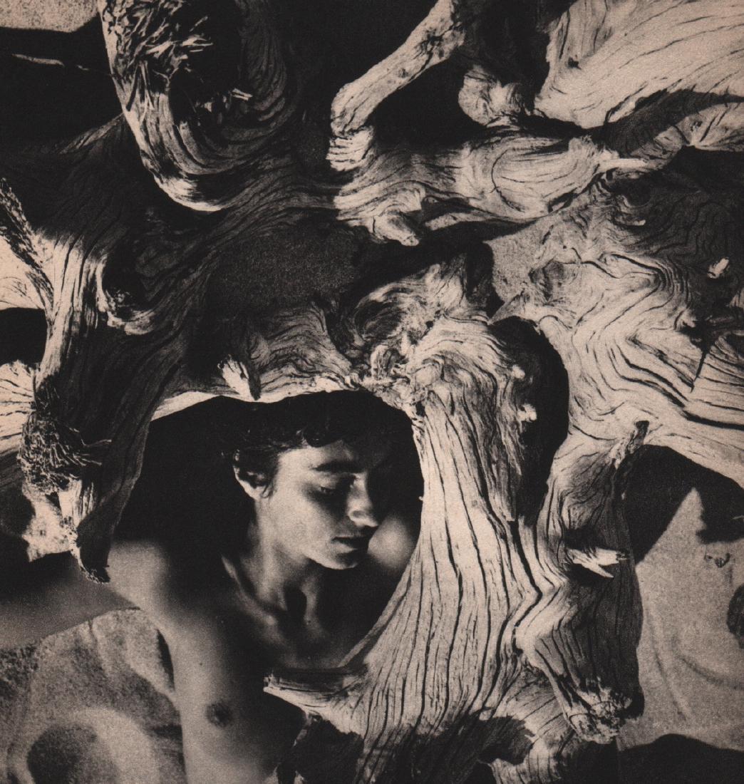 HERBERT MATTER - Girl on the Beach: Artist: HERBERT MATTER Print Title: Girl on the Beach Medium: Sheet-fed Gravure Printing Date: 1946 Printed: USA Image size approx. 6 x 6.5 inches Herbert Matter(1907-1984) was a Swiss-born American p