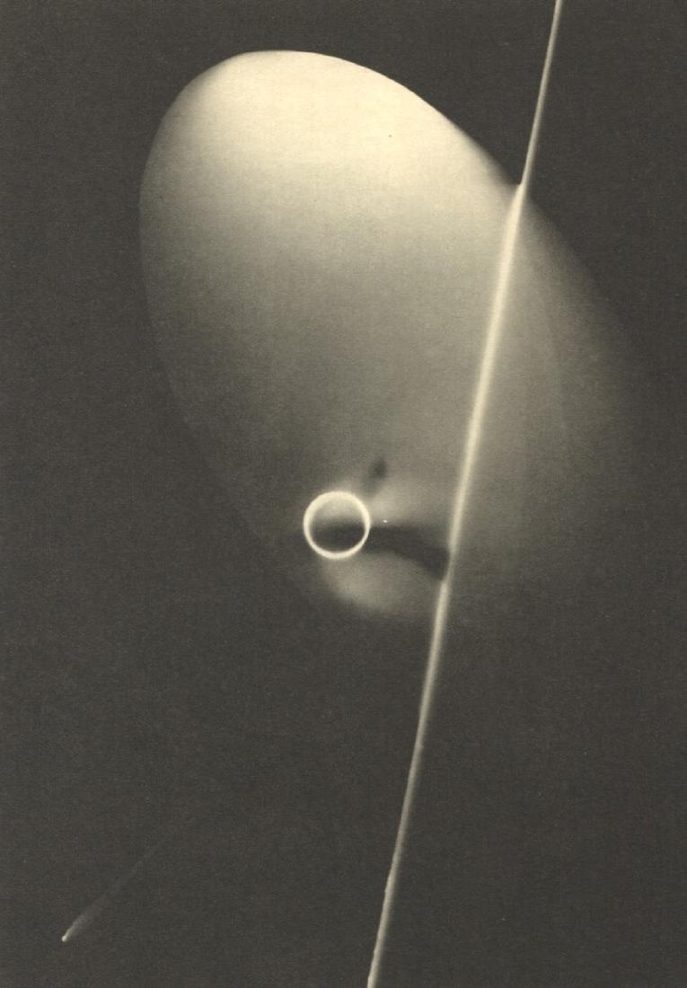 LASZLO MOHOLY-NAGY - Photogramm: Artist: LASZLO MOHOLY-NAGY Print Title: Photogramm Medium: Sheet-fed Gravure Printing Date: 1920's Printed: Germany Image Size: 6.5 X 9 inches )László Moholy-Nagy(1895-1946) was a Hungarian painter