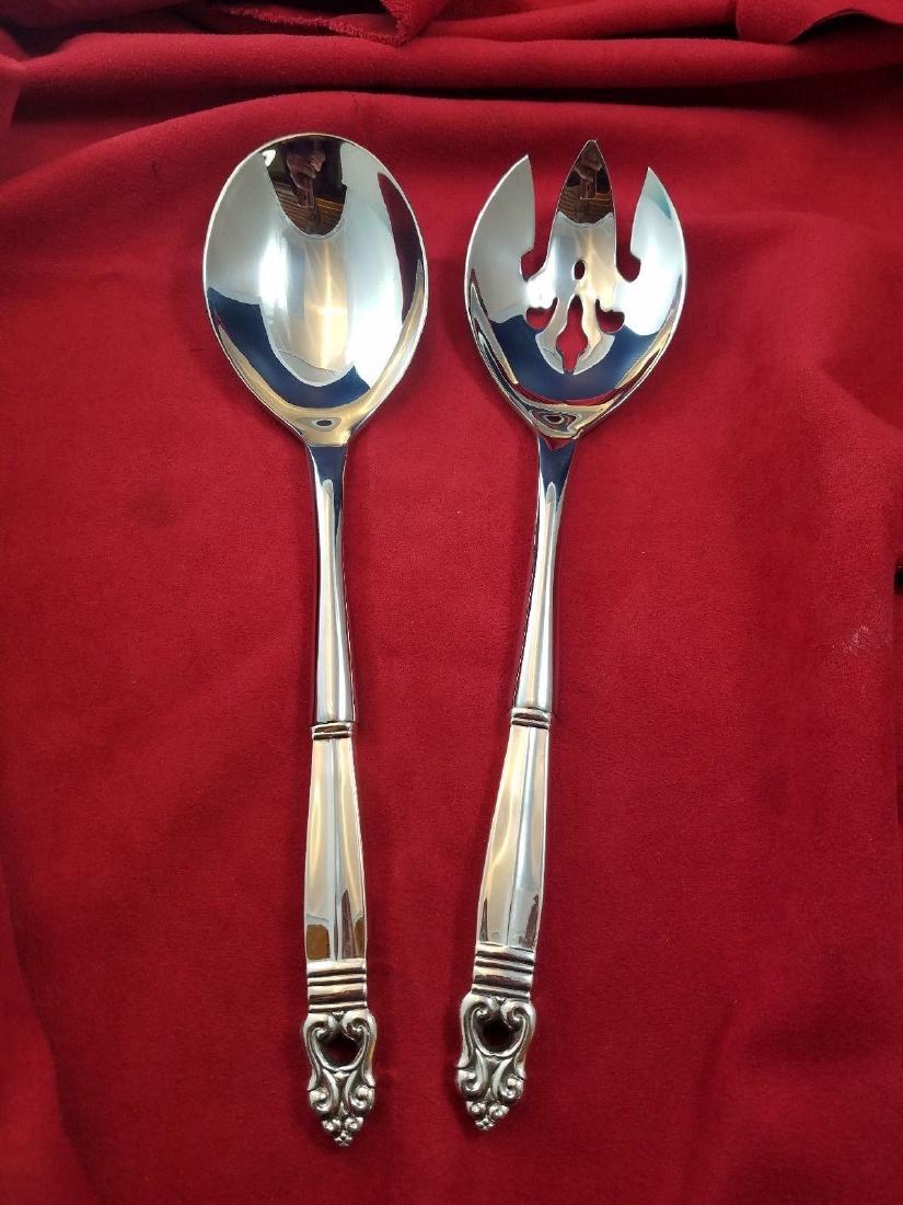 International Royal Danish Sterling Silver Salad Set (1 of 3)
