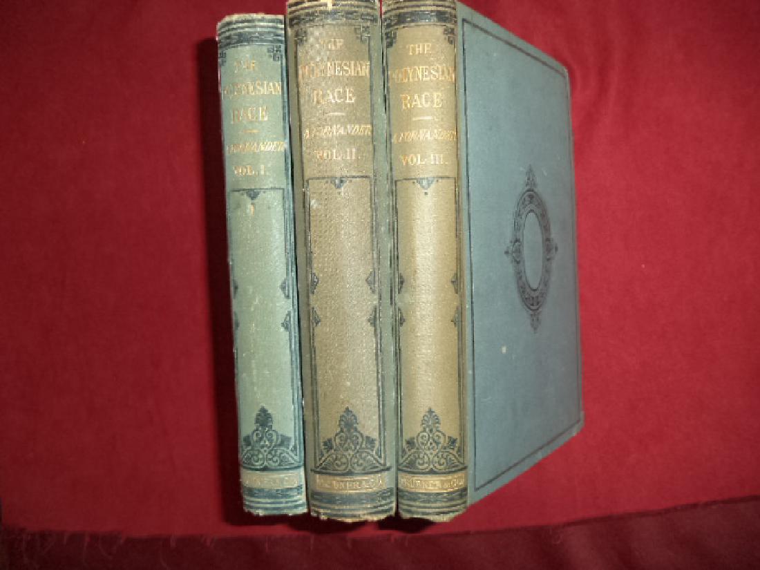 An Account of The Polynesian Race 3 volumes: An Account of The Polynesian Race. 3 volumes. Its Origin and Migrations and the Ancient History of the Hawaiian People to the Times of Kamehameha I. Fonander, Abraham. Trubner & Co. First edition. Thr
