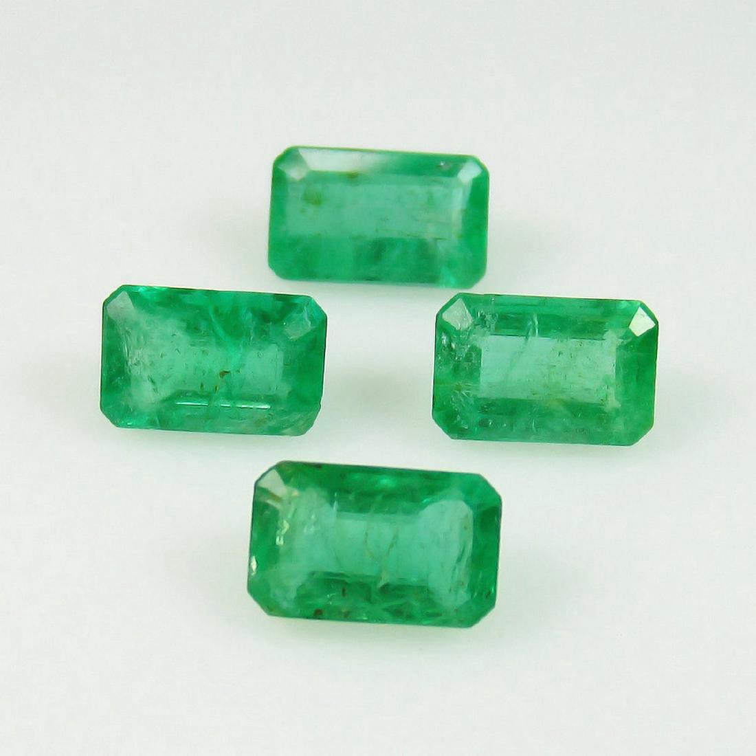 2.39 Carat Natural Loose Emerald Octagon Matching Set (1 of 2)
