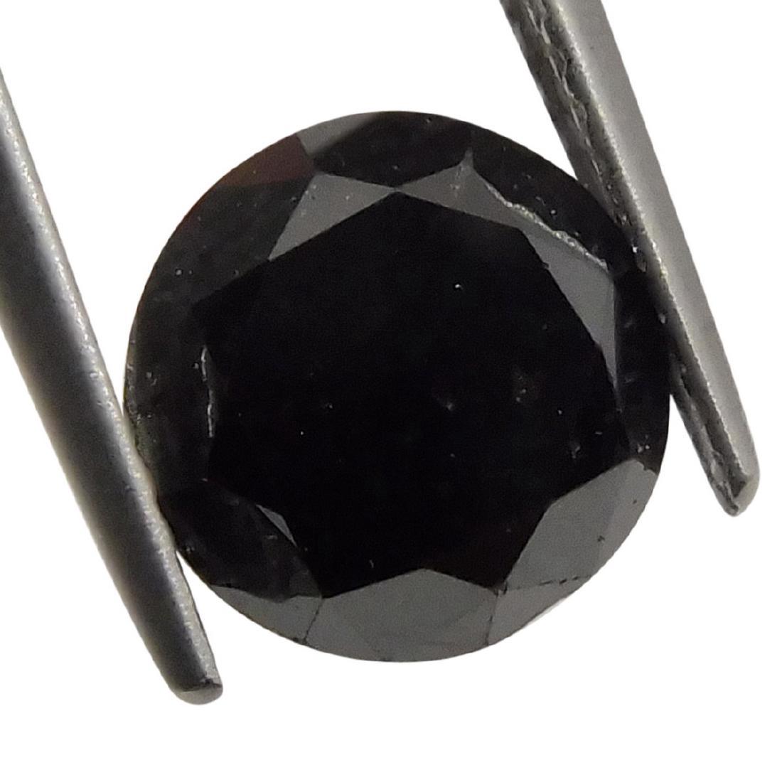 2.39 Carat Loose Round Black Diamond (1 of 9)