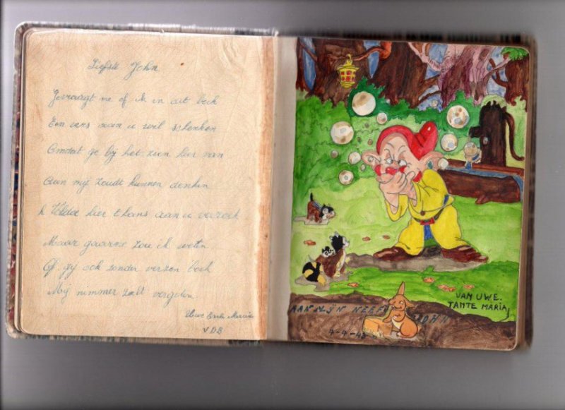 WWII Era Book of Disney Friends and Others, Holland (1 of 10)
