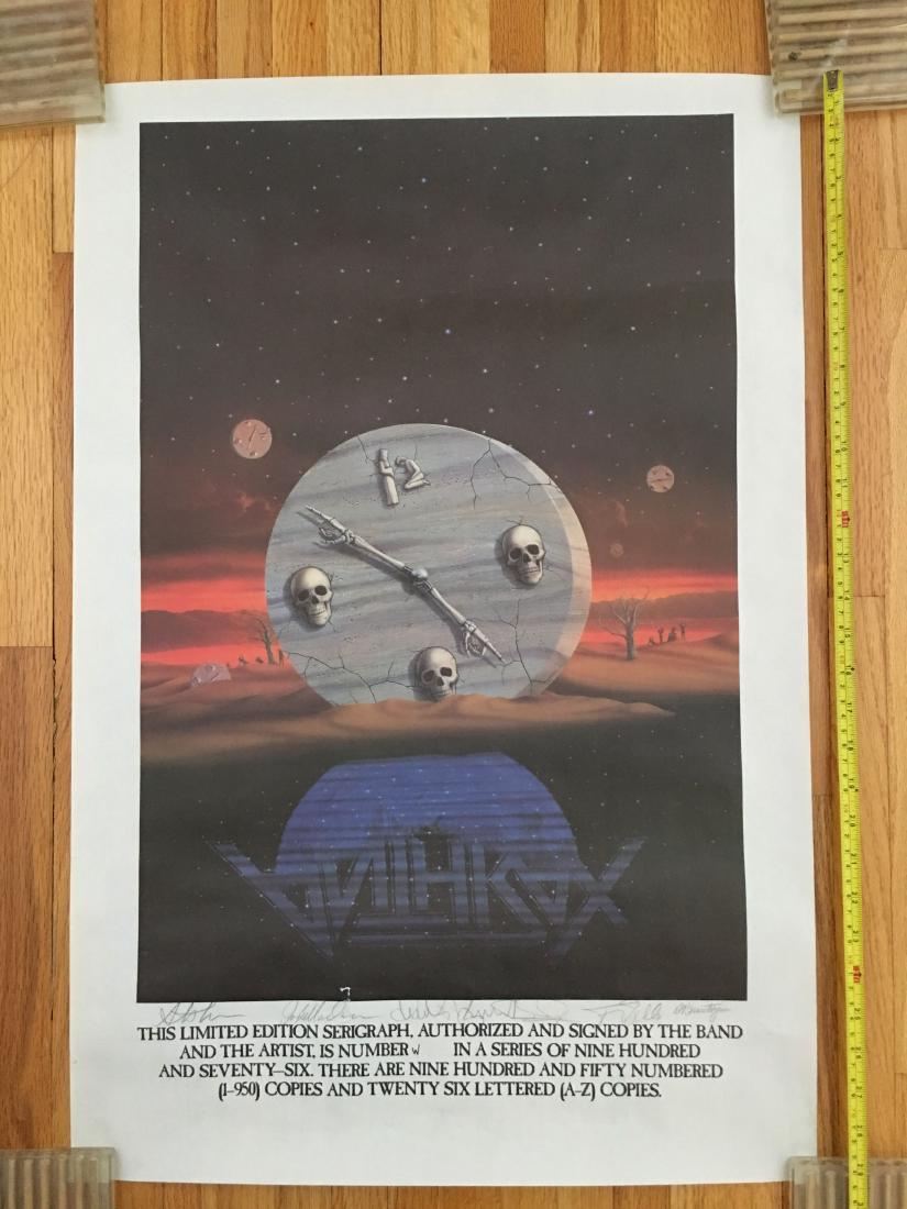 ANTHRAX LIMITED EDITION SIGNED SERIGRAPH - 1 of only 26 (1 of 1)