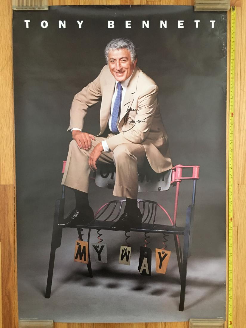 TONY BENNETT - SIGNED POSTER ! ! ! (1 of 1)