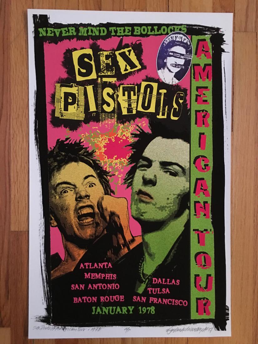 DAVID BYRD - Sex Pistols - Signed Artists Proof (1 of 1)