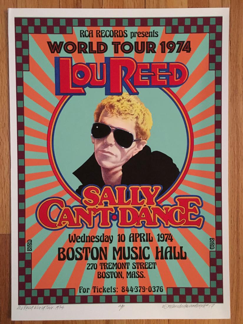 DAVID BYRD - Lou Reed - Sally Can’t Dance - Signed (1 of 1)