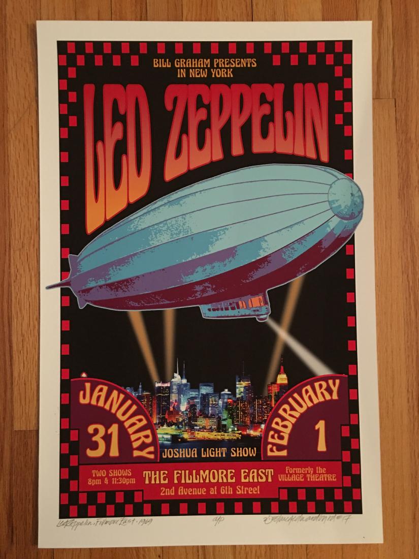 DAVID BYRD - Led Zeppelin - Signed Artists Proof (1 of 1)