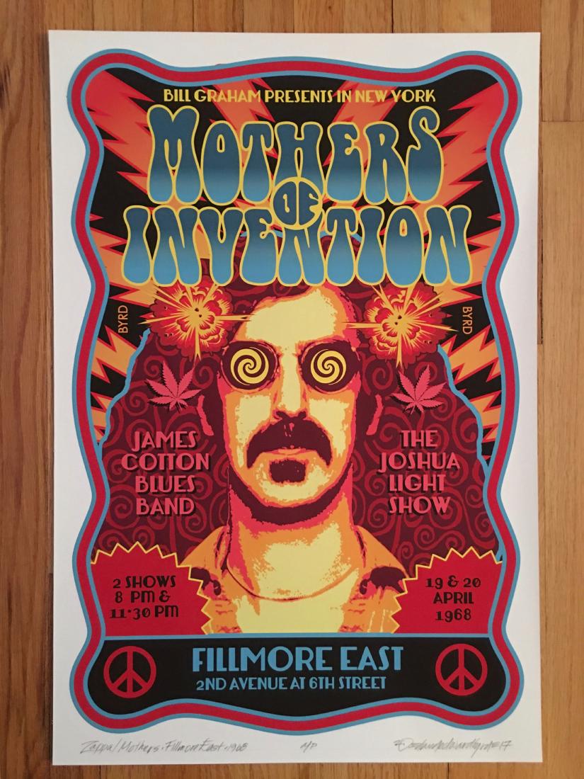 DAVID BYRD - Frank Zappa and the Mothers - Signed (1 of 1)