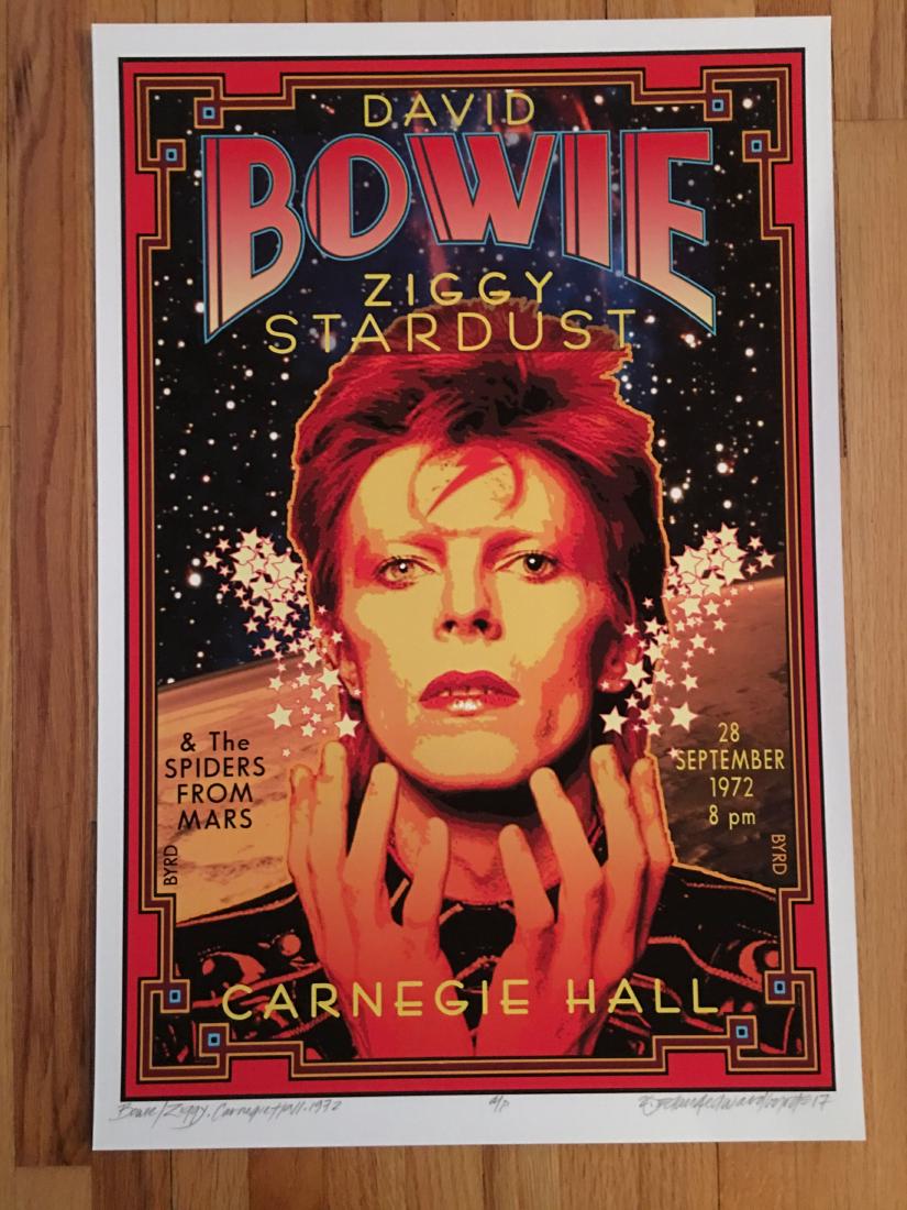 DAVID BYRD - David Bowie - Signed Artists Proof (1 of 1)