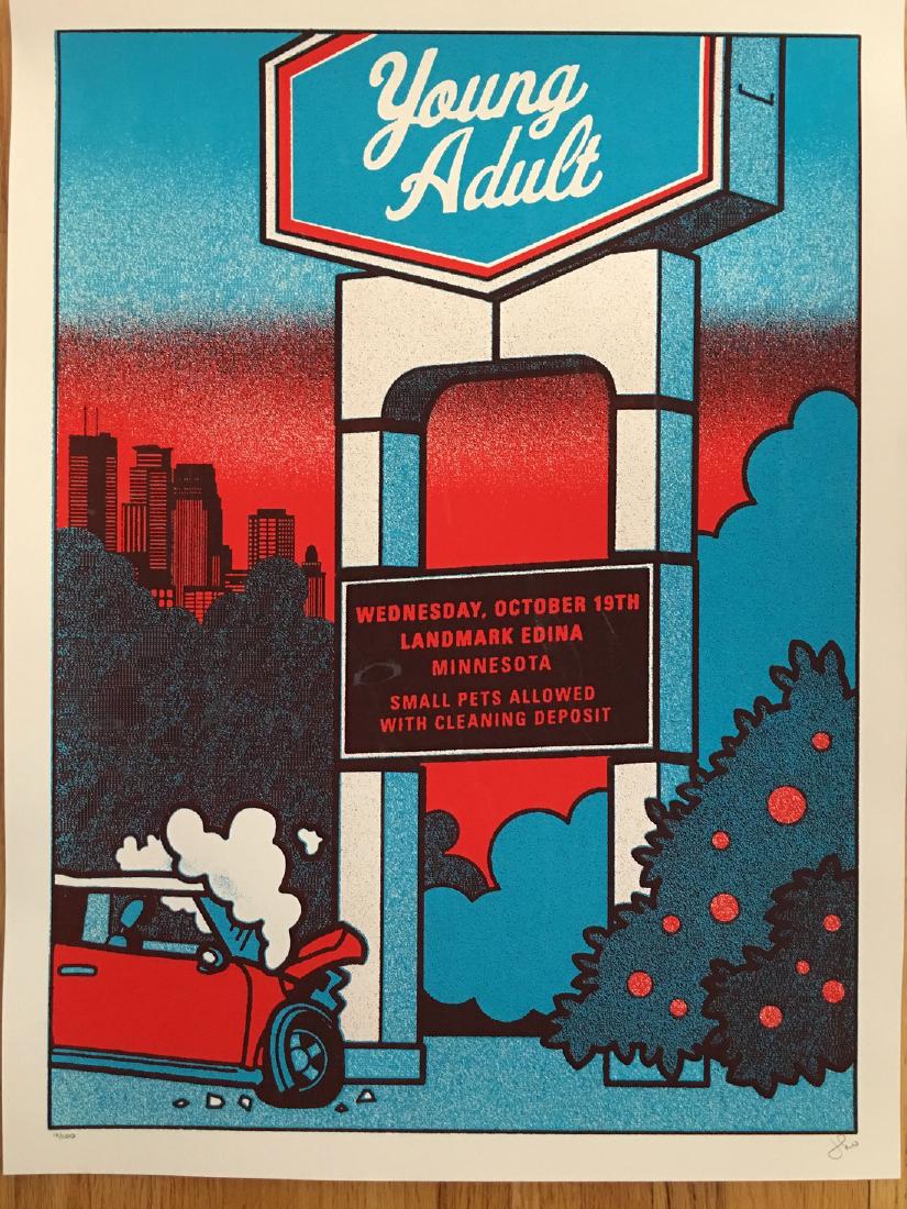 YOUNG ADULT- landmark movie poster - signed & Numbered (1 of 1)