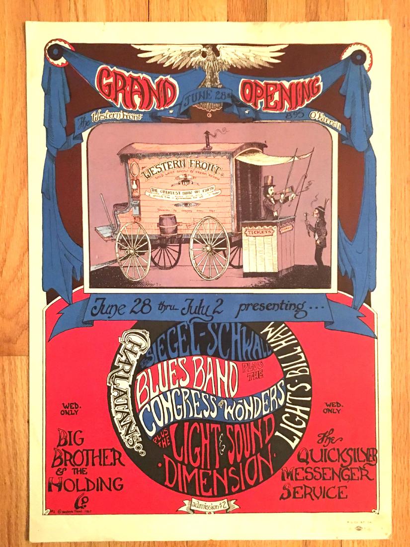 WESTERN FRONT GRAND OPENING POSTER ! (1 of 1)