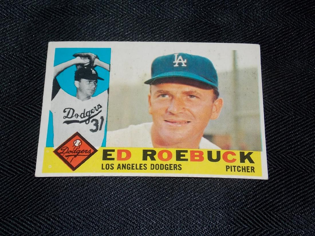 1960 Topps Ed Roebuck, Los Angeles Dodgers (1 of 1)