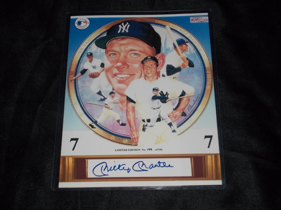 Mickey Mantle, Autographed 8x10 Photo (1 of 1)