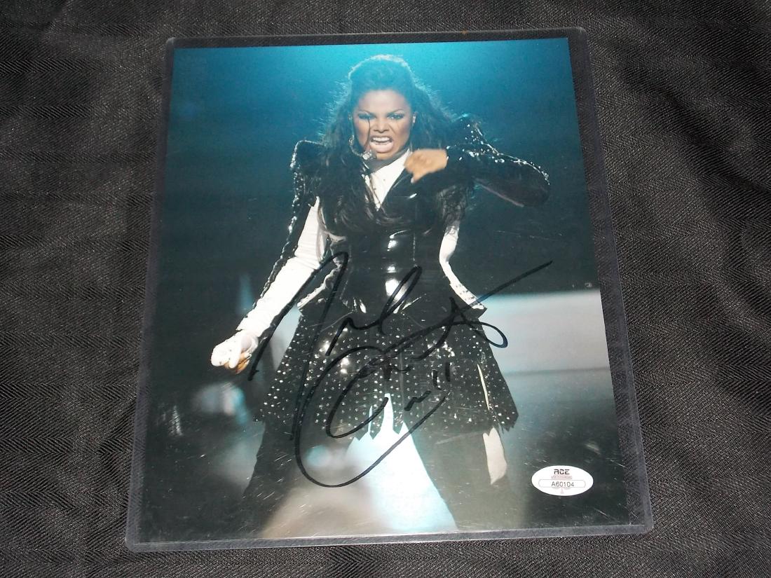 Janet Jackson, Autographed 8x10 Photo (1 of 1)