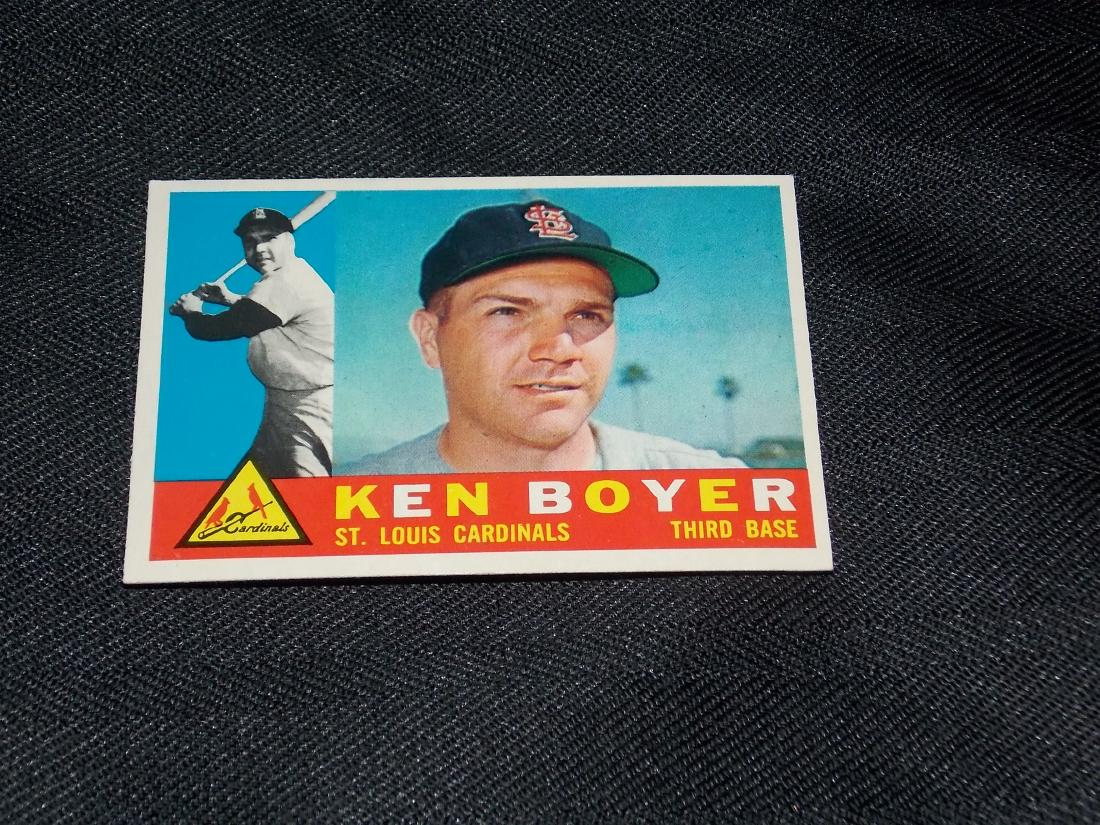 1960 Topps Ken Boyer, St. Louis Cardinals (1 of 1)