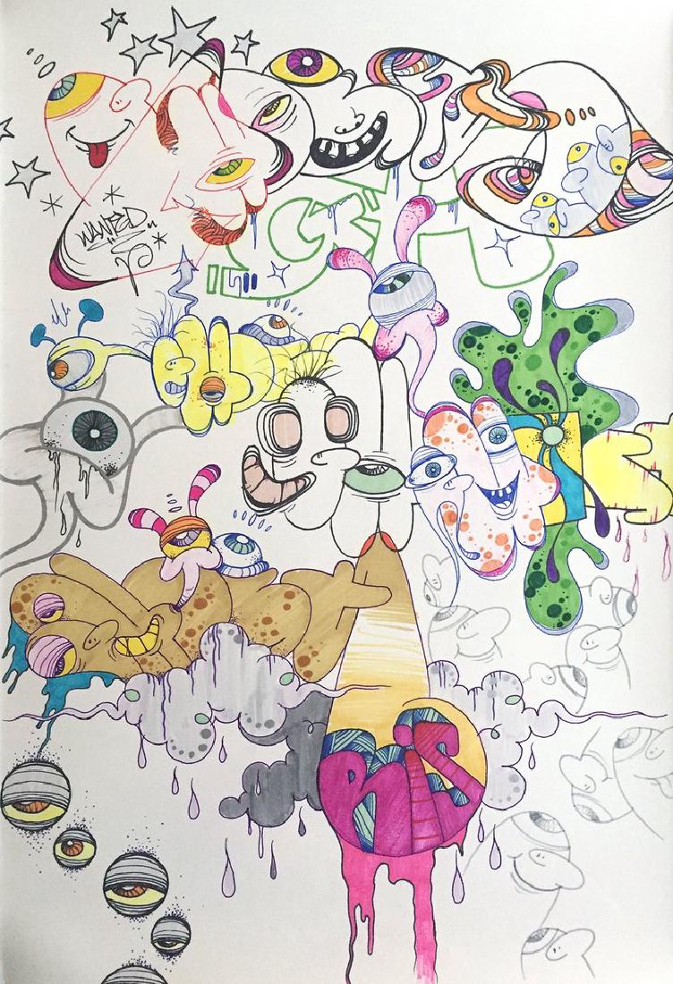 GHOST "Untitled" Black book Drawing (1 of 1)